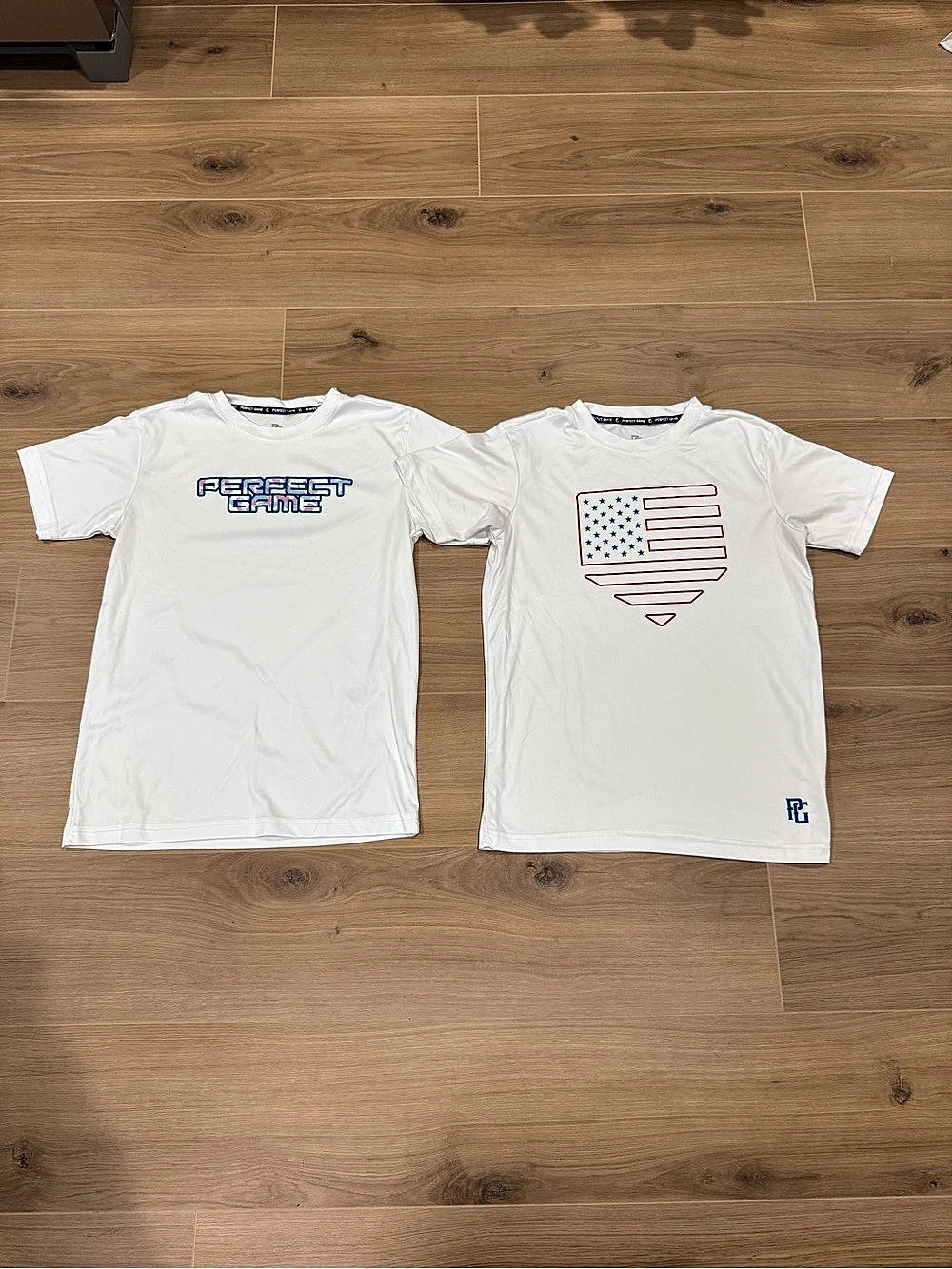 Perfect Game USA Home Plate Tee Graphic T-Shirt Set in White